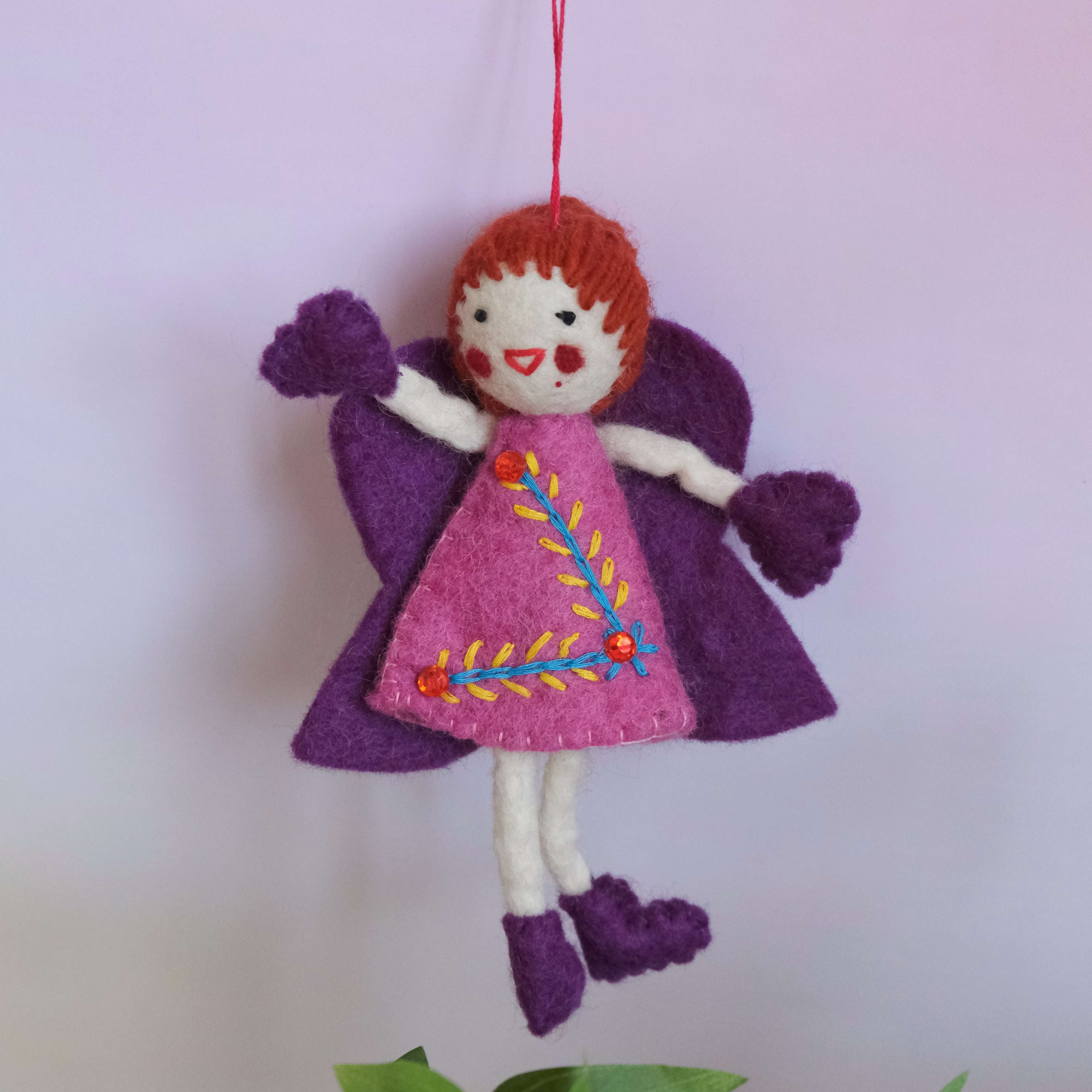 Handmade Felted Doll 