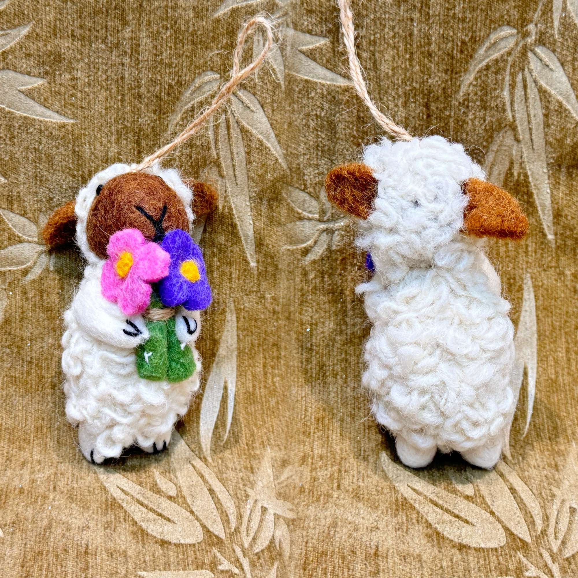 Felted Wool Sheep