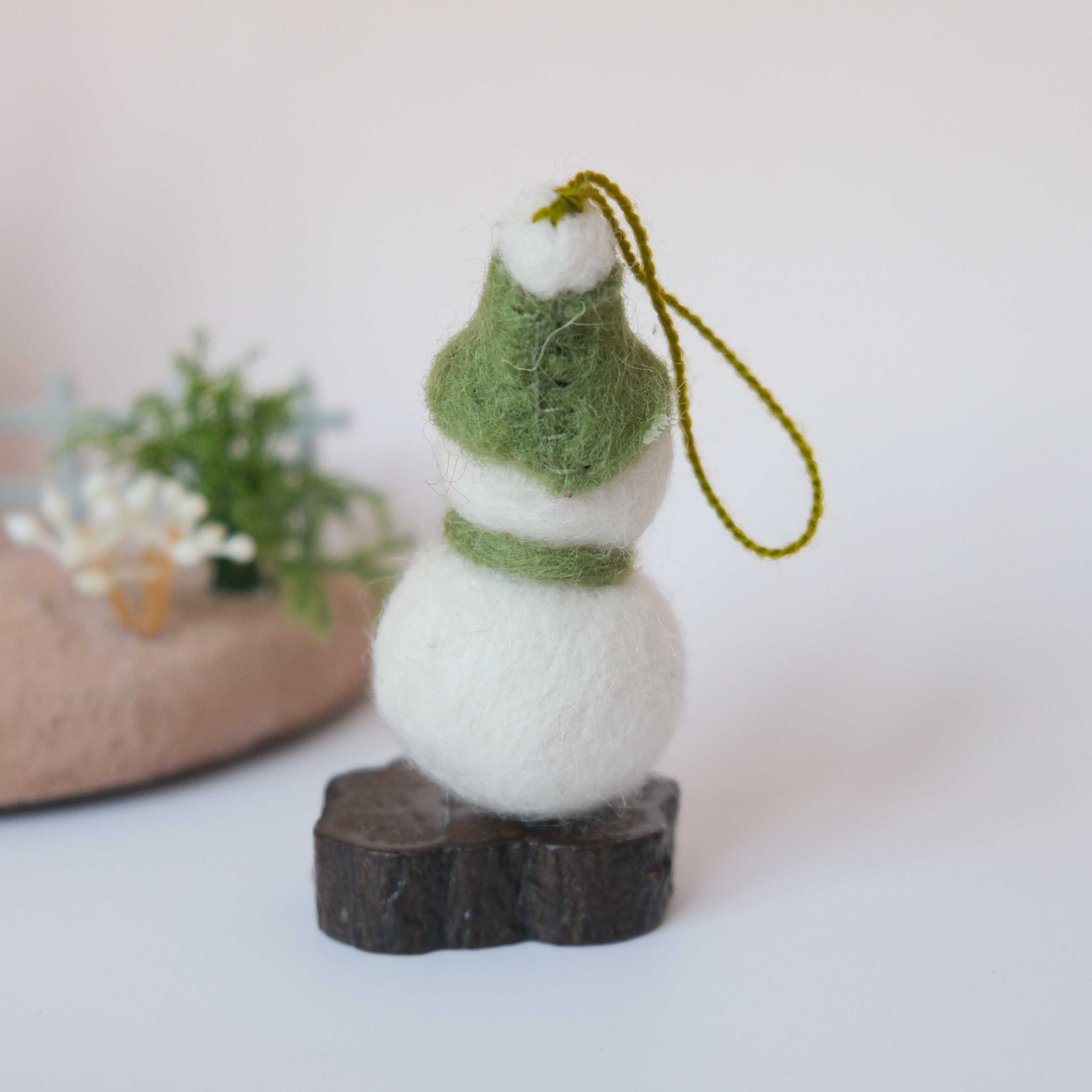 Felt Snowman Ornament