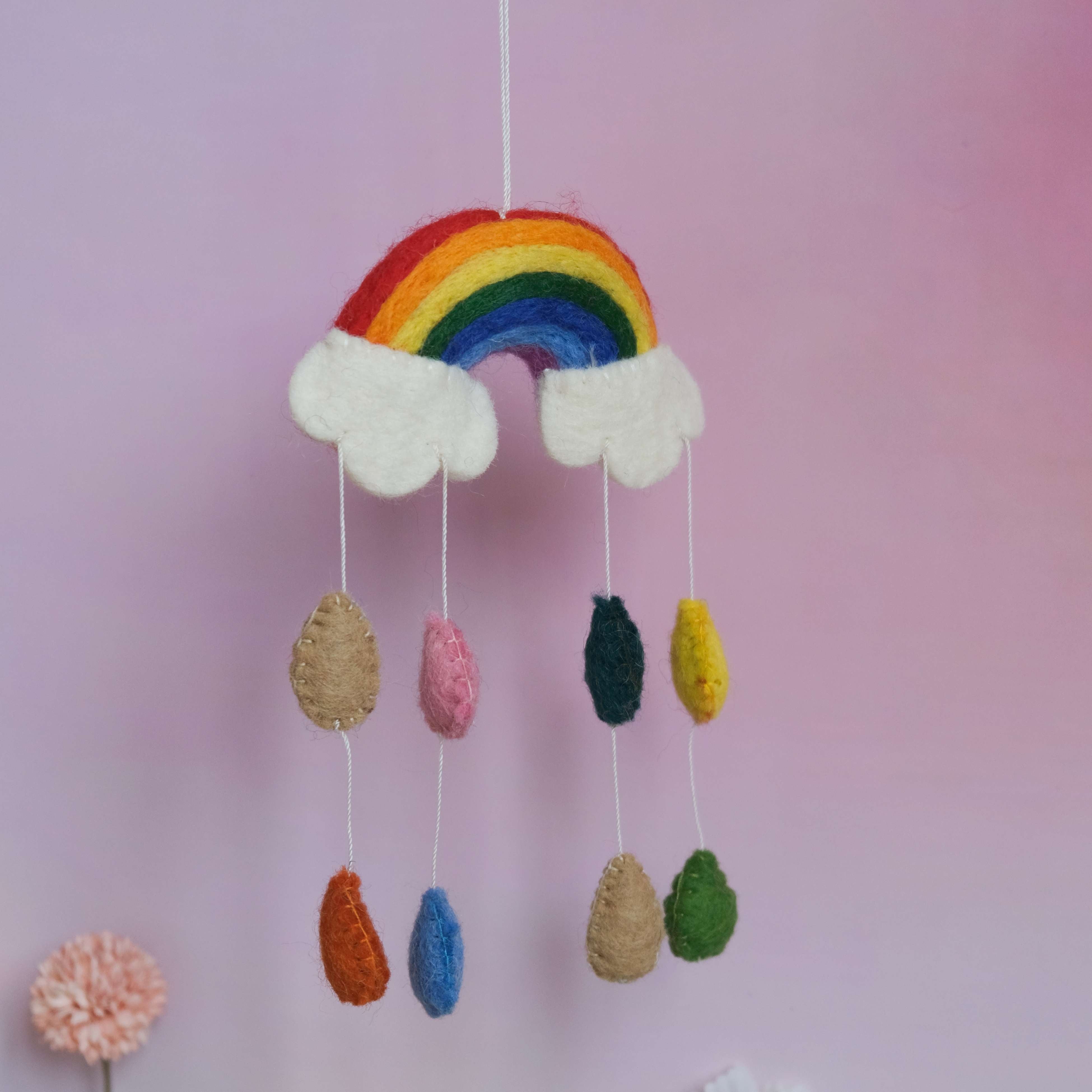 Felt Rainbow Ornament