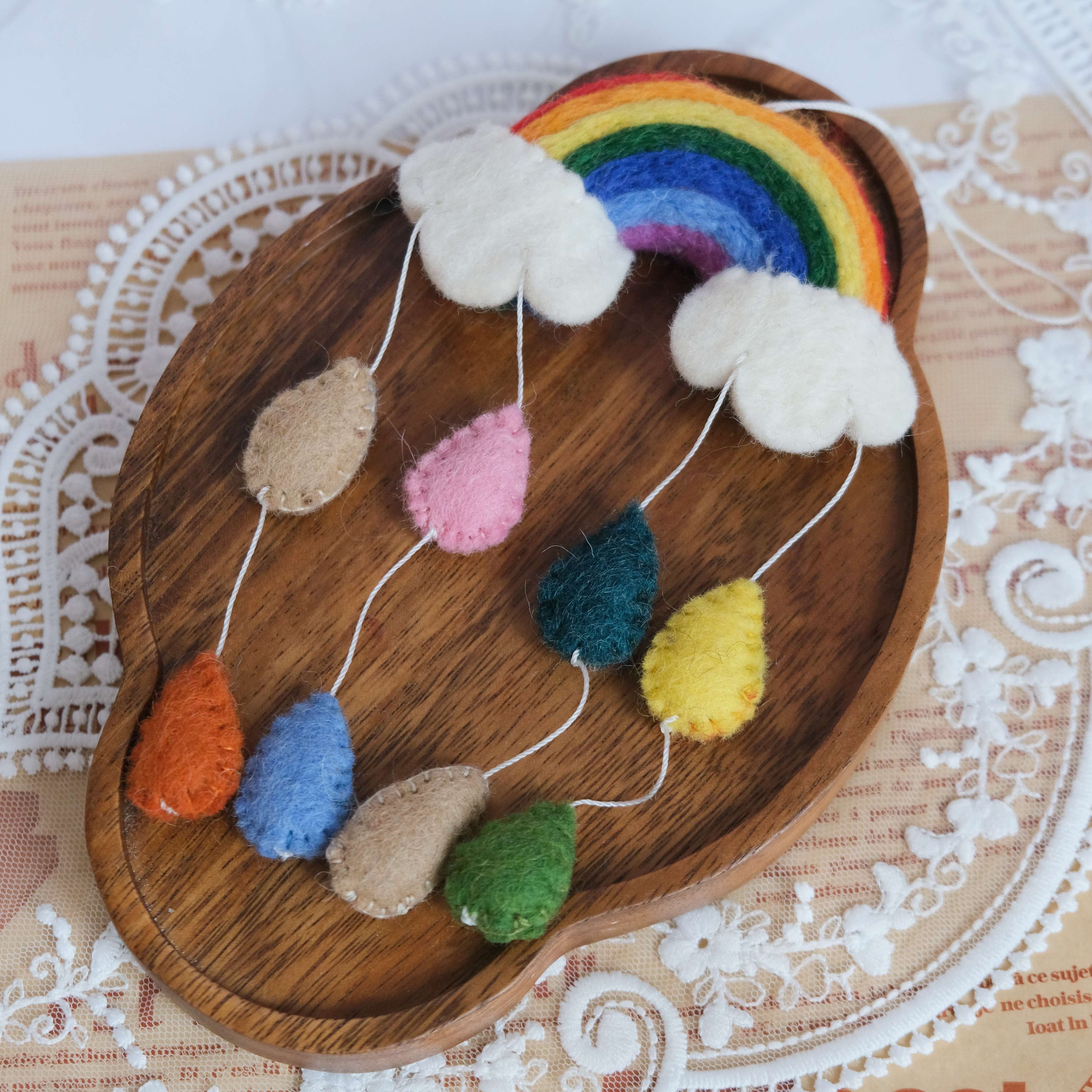 Felt Rainbow Ornament