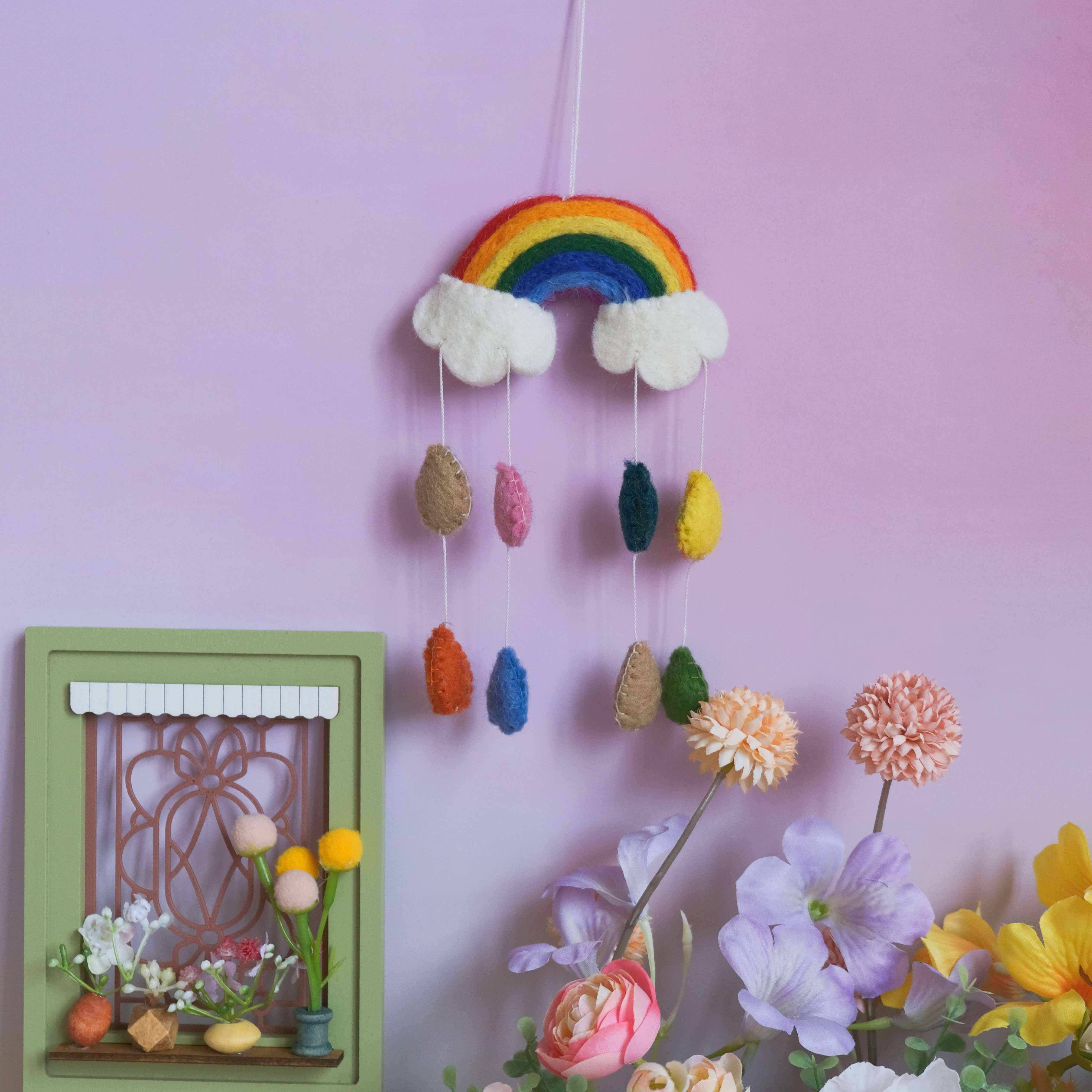 Felt Rainbow Ornament