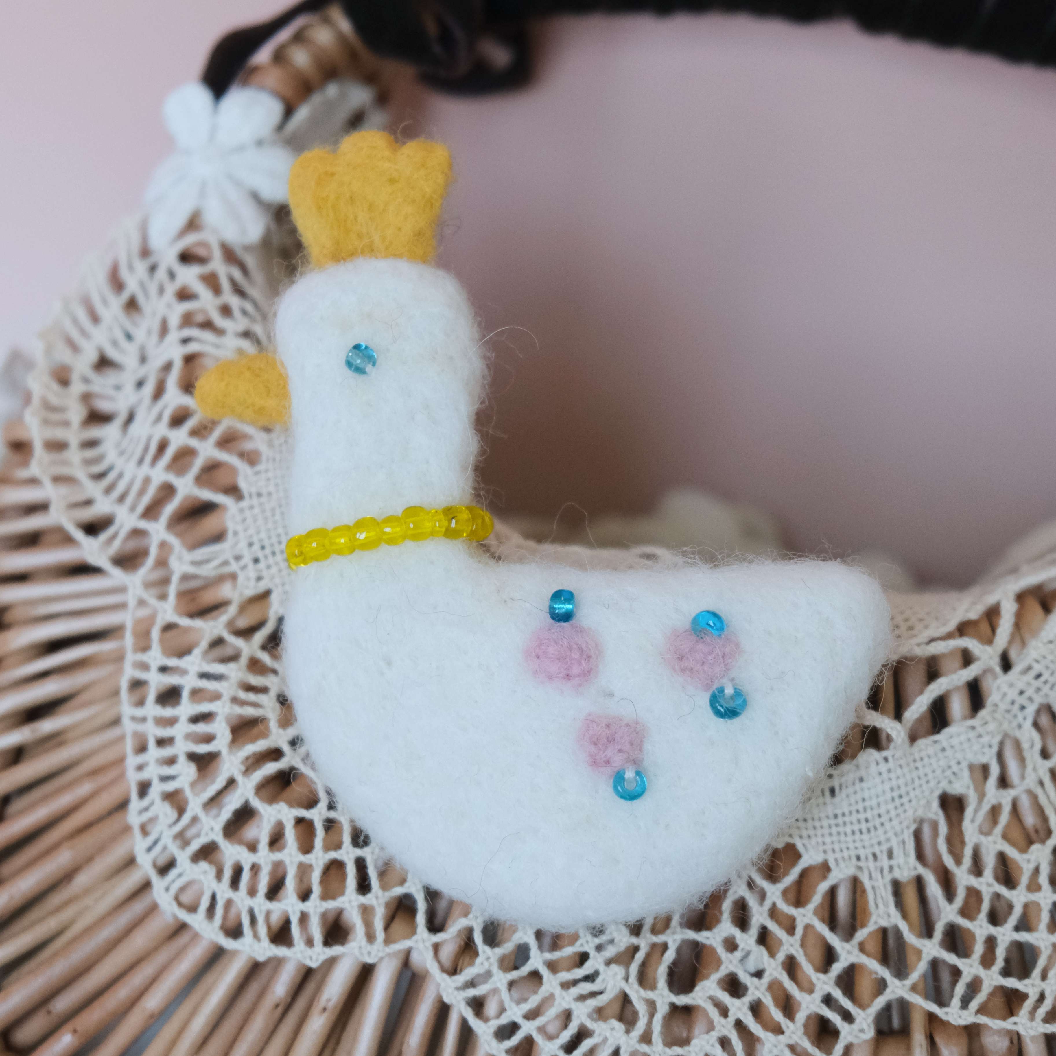 Handmade Felt Brooch