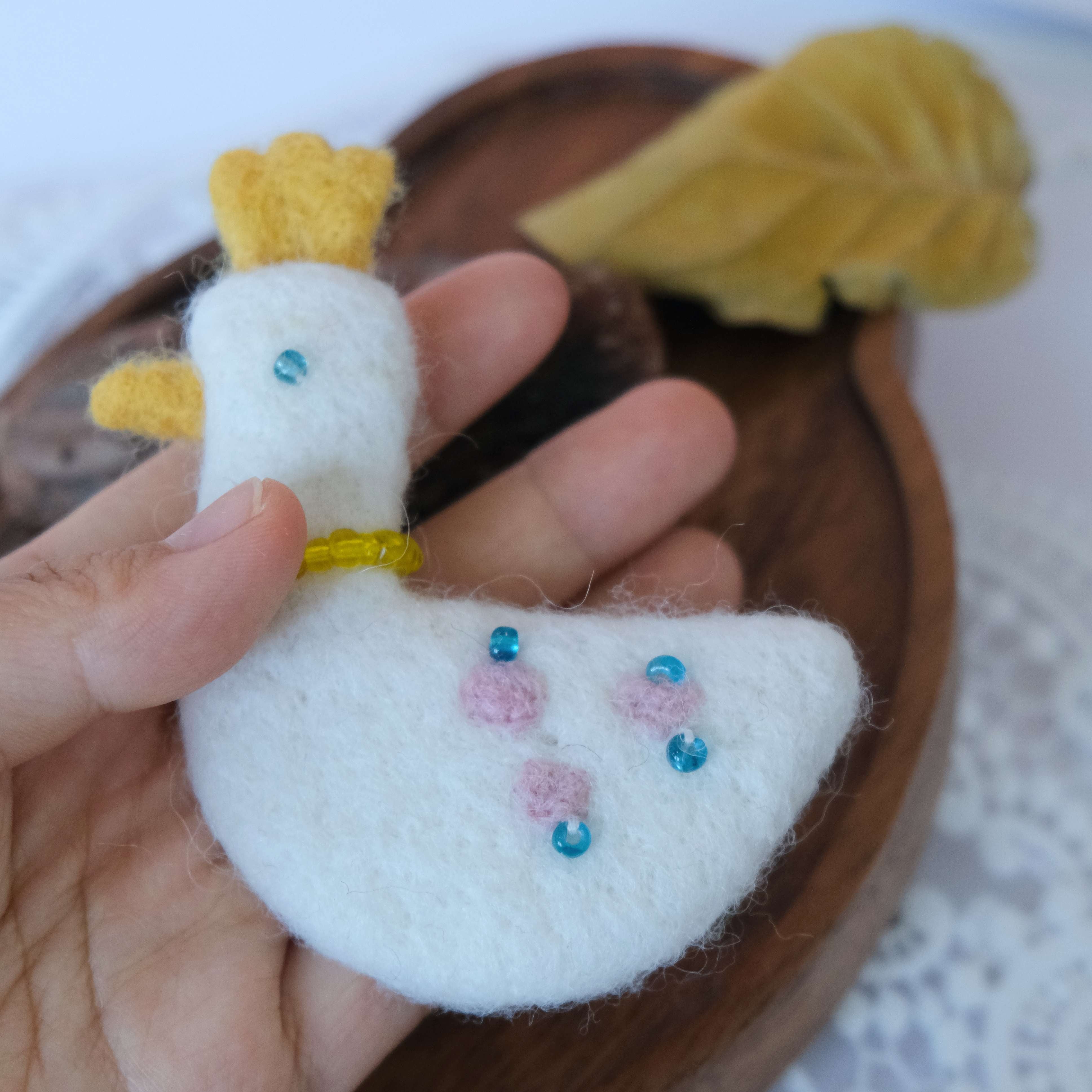 Handmade Felt Brooch